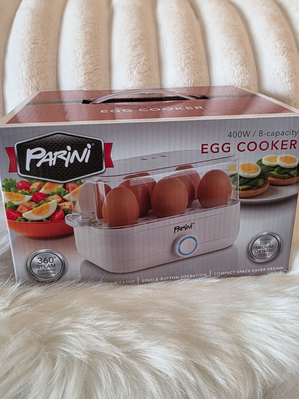 Parini 400W/8-capacity egg cooker